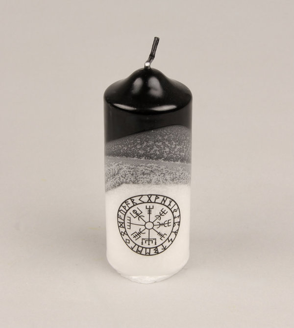 Design Siegel Kerzen Set mit den magischen Schutzzeichen aus dem Galdrastafir